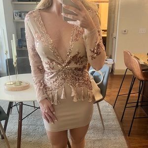 How Low Can You Go Sequin Dress